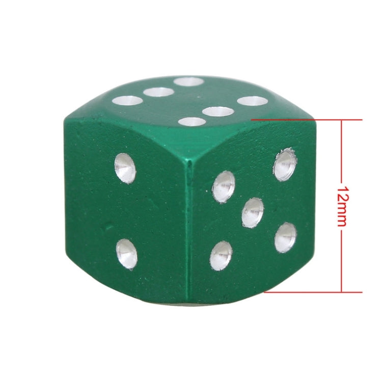 Universal 8mm Dice Style Aluminium Alloy Car Tire Valve Caps, Pack of 4, Dice Style 5, Dice Style  5, Dice Style 4, Dice Style, Dice Shape 5
