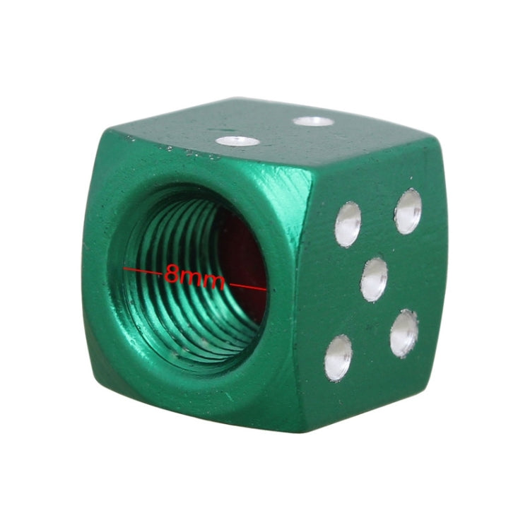 Universal 8mm Dice Style Aluminium Alloy Car Tire Valve Caps, Pack of 4, Dice Style 5, Dice Style  5, Dice Style 4, Dice Style, Dice Shape 5