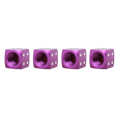 Universal 8mm Dice Style Aluminium Alloy Car Tire Valve Caps, Pack of 4, Dice Style, Dice Shape 5, Dice Style 5, Dice Style  5, Dice Style 4