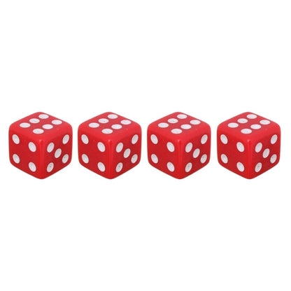 Universal 8mm Dice Style Plastic Car Tire Valve Caps, Pack of 4, Dice Shape 3 Magenta, Dice Shape 3, Dice Style 3