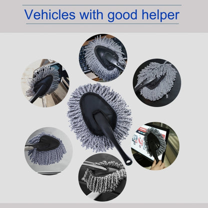 KANEED SL-915 Car Dash Duster Washable Microfiber Interior and Exterior Surface Cleaner Wax Treated Professional Detailing Tool, Size: 34 x 19cm, Surface Cleaner, Surface Cleaner Blue