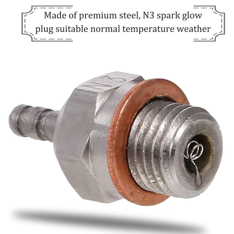 70117 N3 Glow Plug #3 Spark Hot Nitro Engine Traxxas OS RC HSP 1:10th Car, N3 Glow Plug