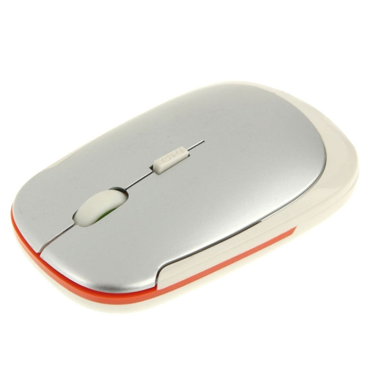 2.4GHz Wireless Ultra-thin Mouse, Silver, Black
