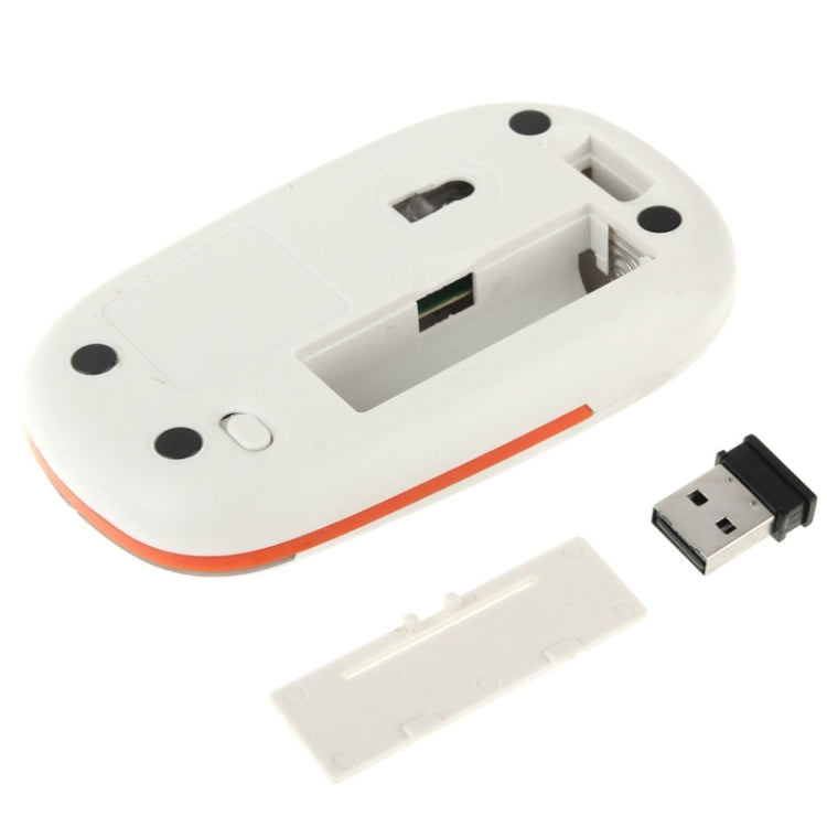 2.4GHz Wireless Ultra-thin Mouse, Silver, Black
