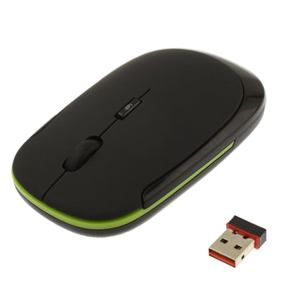 2.4GHz Wireless Ultra-thin Mouse, Silver, Black