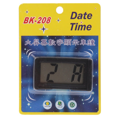LCD Digital Electronic Car Clock Car Interior Accessory Date Calendar Time Display, Car Time Display