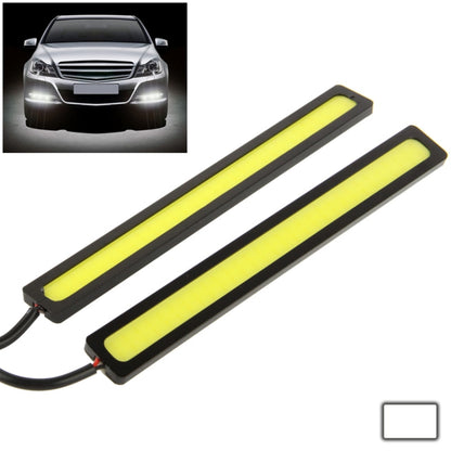 2 x 6W DIY White LED Daytime Running Light / DRL Lamp, Length: 17cm, Length: 17cm(Silver), Length: 17cm(Black)