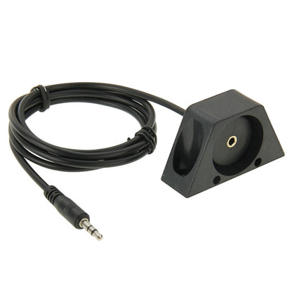 3.5mm Male to Female Extension Cable with Car Flush Mount, Length: 1m, 3.5mm Male to Female