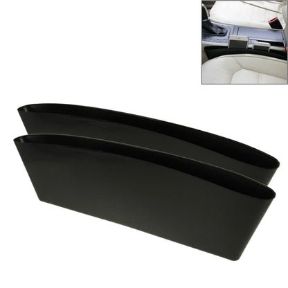 2 PCS Car Seat Gap Organizer, Black, Coffee