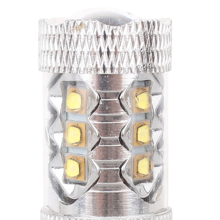 1157/BAY15D 80W 800LM 6500K White Light 16-3535-LEDs Car Brake Light , Constant Current , DC12-24V, 1157  80W