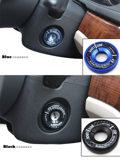 Aluminum Alloy Ignition Key Ring for AUDI A1 & A3 & A4L & TT, VW, POLO, Inside Diameter: about 14cm, Random Color Delivery, For AUDI A1 & A3 & A4L & TT, VW, POLO