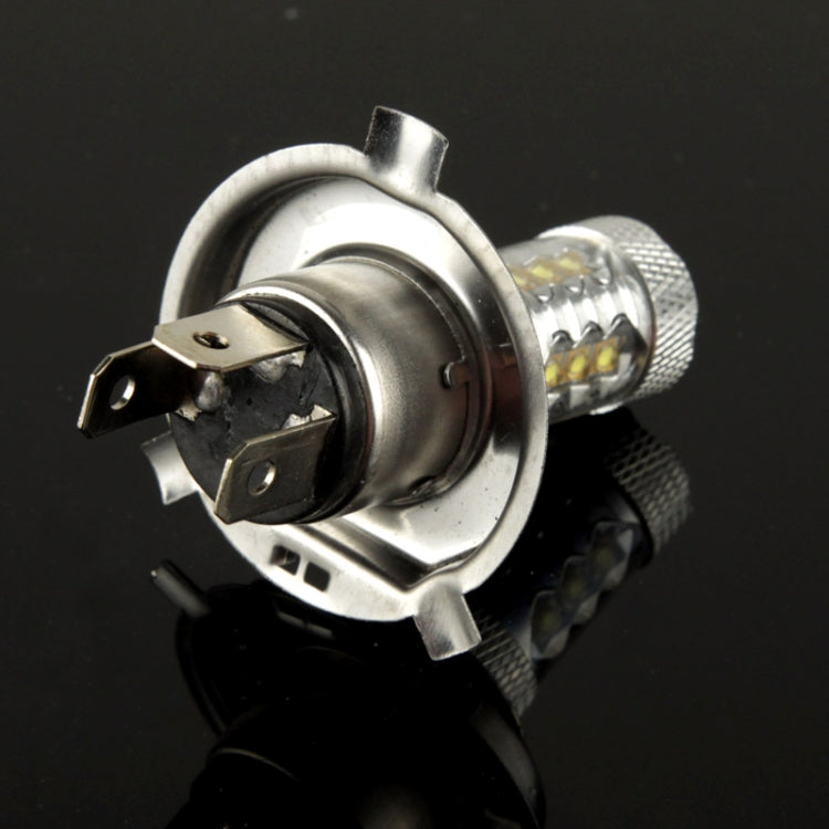 H4 80W White 16 CREE LED Fog Light for Vehicles, DC 12V, H4 80W