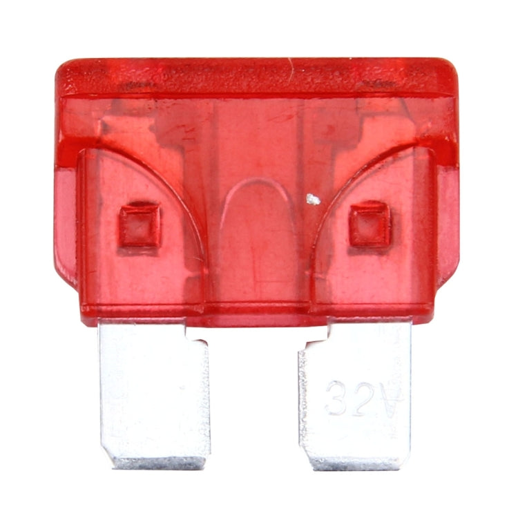 100 PCS Auto Mini Blade Fuse (30A) , DC 12V, 10A Red, 15A Blue, 25A Transparent, 20A, 30A