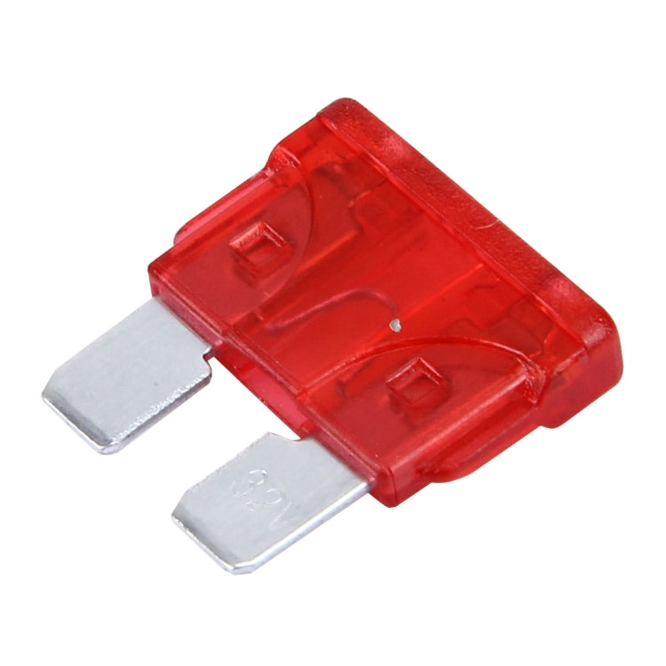 100 PCS Auto Mini Blade Fuse (30A) , DC 12V, 10A Red, 15A Blue, 25A Transparent, 20A, 30A