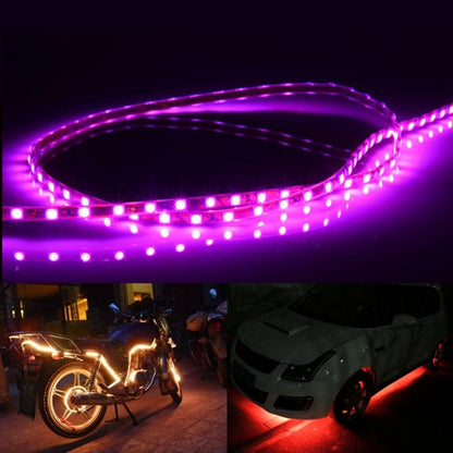 5 PCS Flow Style 45 LED 3528 SMD Waterproof Flexible Car Strip Light for Car Decoration, DC 12V, Length: 45cm, 45cm White, 45cm Yellow, 45cm Dark Blue, 45cm Green, 45cm Ice Blue, 45cm Pink, 45cm Red