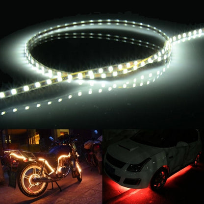 5 PCS Flow Style 45 LED 3528 SMD Waterproof Flexible Car Strip Light for Car Decoration, DC 12V, Length: 45cm, 45cm Yellow, 45cm Dark Blue, 45cm Green, 45cm Ice Blue, 45cm Pink, 45cm Red, 45cm White