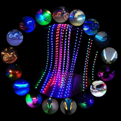 5 PCS Flow Style 45 LED 3528 SMD Waterproof Flexible Car Strip Light for Car Decoration, DC 12V, Length: 45cm, 45cm Yellow, 45cm Dark Blue, 45cm Green, 45cm Ice Blue, 45cm Pink, 45cm Red, 45cm White