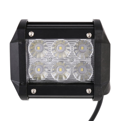 18W  6 LED White Light Floodlight Engineering Lamp / Waterproof IP67 SUVs Light, DC 10-30V, 6 LED Floodlight