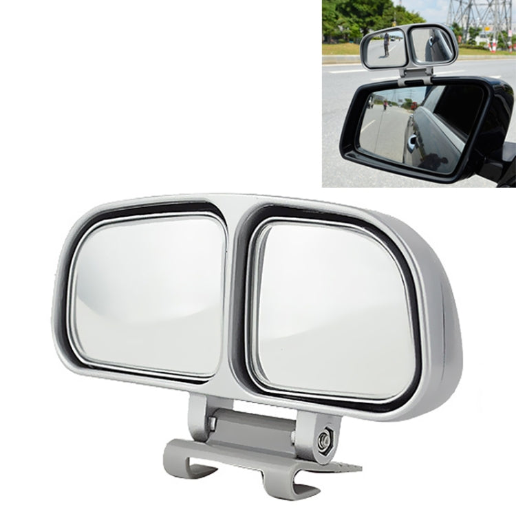 Left Side Rear View Blind Spot Mirror Universal adjustable Wide Angle Auxiliary Mirror, 3R-027L(Black), 3R-027L
