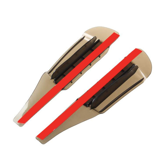 2 PCS Flexible Shielding Rain Board Rain Eyebrow with Wind Guide Apparatus for Car Rearview Mirrors, Flexible Shielding Rain Board