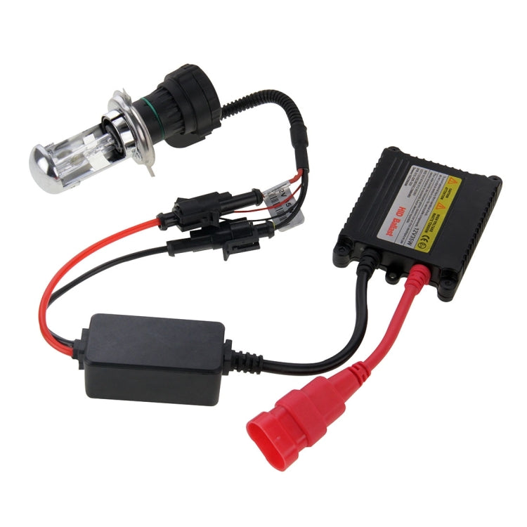 12V 35W H4-3 HID Xenon Light High Intensity Discharge Lamp Kit, Color Temperature: 6000K, H4+35W 6000K