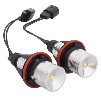 MZ E39 3W 240LM LED Super Bright Car Angel Eyes White Daytime Running Marker Light for BMW E39, DC 8-30V, 1 Pair, MZ E39