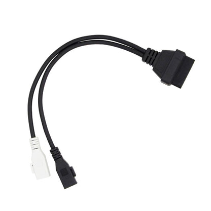 2 x 2 Pin to 16 Pin OBDII Diagnostic Cable for Audi, 2 x 2 Pin to 16 Pin