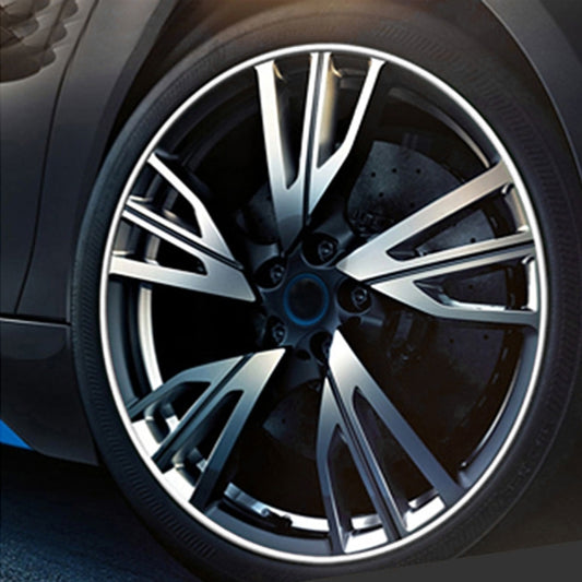 Universal Decorative Scratchproof Stickup 8M Flexible Car Wheel Hub TRIM Mouldings Decoration Strip, 8m, 15 inch