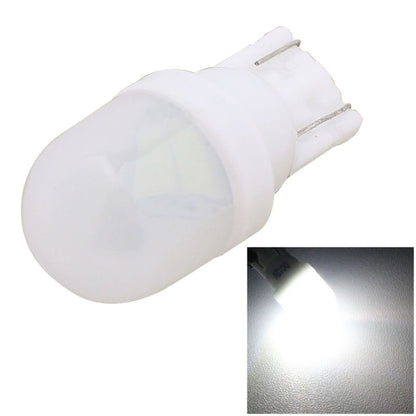 10 PCS T10 1W 80LM Ceramic 2 LED SMD 5630 Car Clearance Lights Lamp, DC 12V, 2 LED SMD 5630, 5630-2smd, T10+1W 80LM/Yellow Light