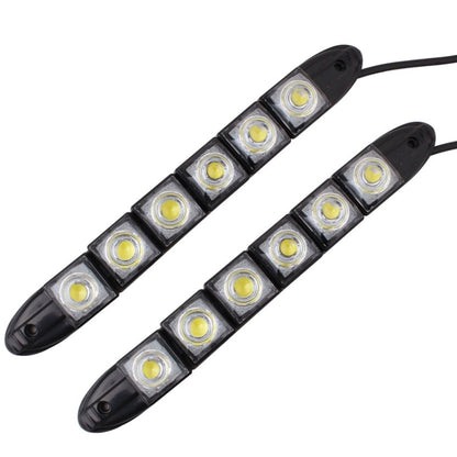 MZ 3W 2 PCS 160LM 6 LED SMD 5050 Flexible Snake LED Car Daytime Running Lights, DC 12V, 3W