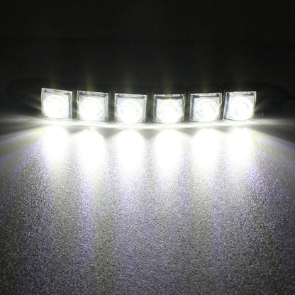 MZ 3W 2 PCS 160LM 6 LED SMD 5050 Flexible Snake LED Car Daytime Running Lights, DC 12V, 3W