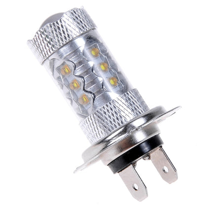2 PCS H7 800 Lumen 80W 16-3535-LEDs 6000K White Light Car LED Fog Light, DC 12-24V, H7 80W