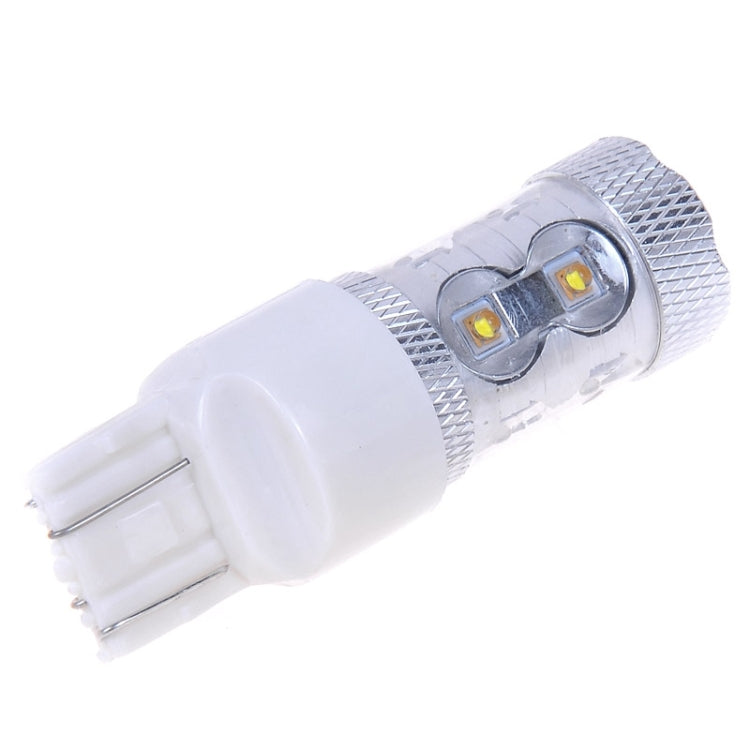 2 PCS 7443 650 Lumen 50W 10-3535-LEDs 6500K White Light Brake Light, DC 12-24V, 7443