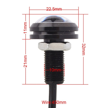 2 PCS  22.5mm 2W 200LM White + Yellow Light 4 LED SMD 5630 Eagle Eye Car Steering Light Daytime Running Light, 0