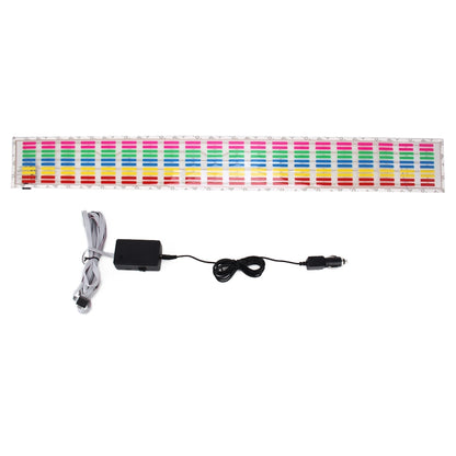 5 Colors Music Active EL Car Sticker Equalizer with Car Charger, Size: 90cm x 10cm, 90 x 10cm