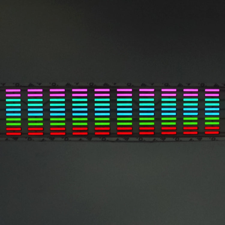 5 Colors Music Active EL Car Sticker Equalizer with Car Charger, Size: 90cm x 10cm, 90 x 10cm
