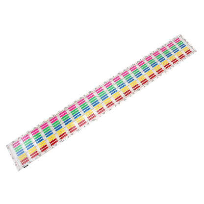 5 Colors Car Music Rhythm Lamp Car Sticker Equalizer with Car Charger, Size: 70cm x 16cm, 70 x 16cm