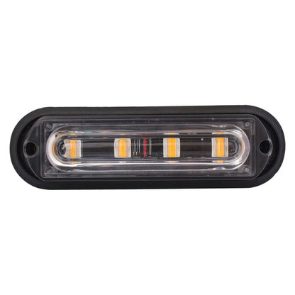 12W 720LM 4-LED 18 Flash Patterns Car Strobe Emergency Warning Light Lamp, DC 12V, 4-LED Yellow Light, 4-LED White Light, 4-LED Blue Light, 4-LED White + Red Light, 4-LED White + Yellow Light, 4-LED Red + Blue