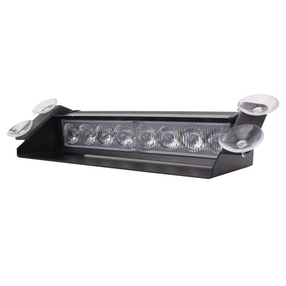 8W 800LM 8-LED 3-Modes Adjustable Angle Car Strobe Flash Dash Emergency Light Warning Lamp with Suckers, DC 12V, Yellow, White + Red, White + Yellow, Red + Blue, Blue, Red, White