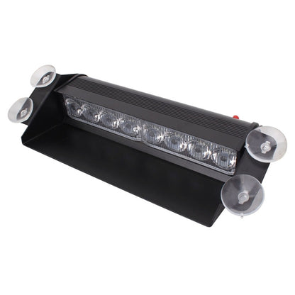8W 800LM 8-LED 3-Modes Adjustable Angle Car Strobe Flash Dash Emergency Light Warning Lamp with Suckers, DC 12V, Yellow, White + Red, White + Yellow, Red + Blue, Blue, Red, White