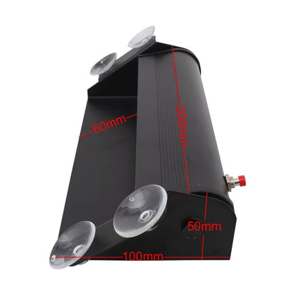 8W 800LM 8-LED 3-Modes Adjustable Angle Car Strobe Flash Dash Emergency Light Warning Lamp with Suckers, DC 12V, Yellow, White + Red, White + Yellow, Red + Blue, Blue, Red, White
