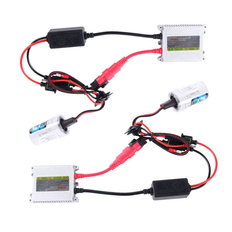 DC12V 35W 2x H7 Slim HID Xenon Light, High Intensity Discharge Lamp, H7, Color Temperature: 6000K, H7, Color Temperature: 8000K
