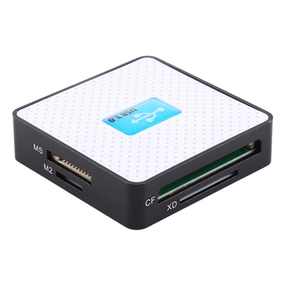 USB 3.0 All-in-1 Card Reader, Super Speed 5Gbps, Support CF / SD / TF / M2 / XD Card