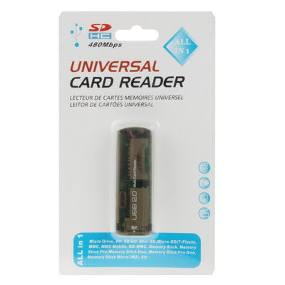 USB 2.0 Multi Card Reader, Support SD/MMC, MS, TF, M2 Card