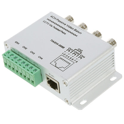 UTP 4 Channel Passive Video Balun Transceiver, X204A