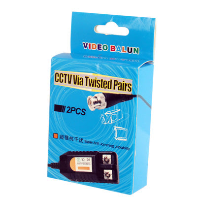 1 CH Passive Video Balun, Super Anti-Jamming Capability, Passive Video Balun