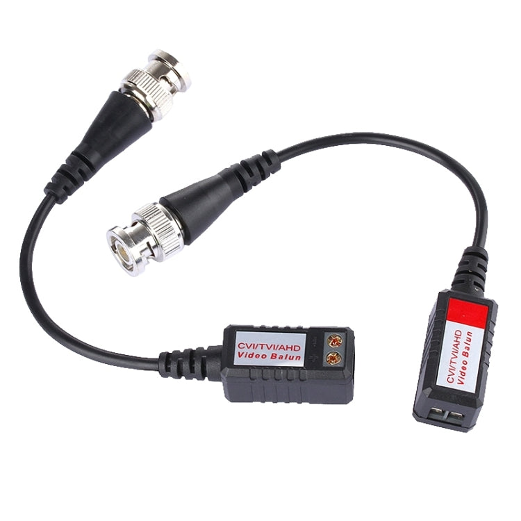 2 PCS 202P-HD Enhanced Version Coaxial CVI/TVI/AHD 1CH Passive Transceiver Video Balun, 202P-HD