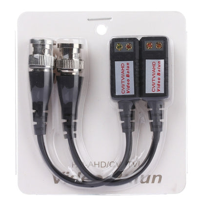 2 PCS 202P-HD Enhanced Version Coaxial CVI/TVI/AHD 1CH Passive Transceiver Video Balun, 202P-HD