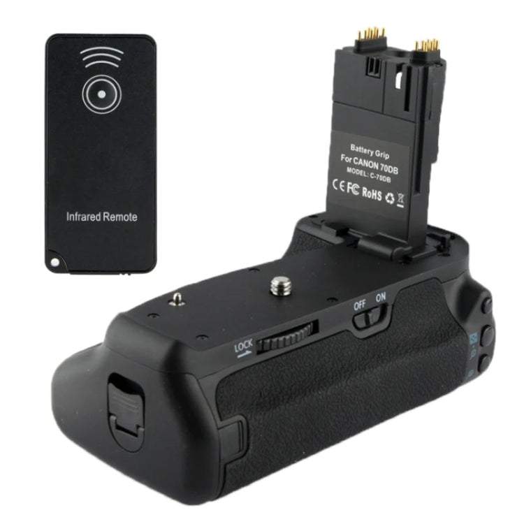 Professional Creates Beautiful Moment Vertical Battery Grip with Infrared Remote for Canon C70DB, For Canon C70DB