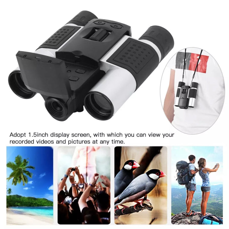 DB618B 10X25 Zoom 10mm Objective Lens HD 1280x960P 1.5 inch LCD Screen Binocular Telescope Digital Camera, DB618B 10X25